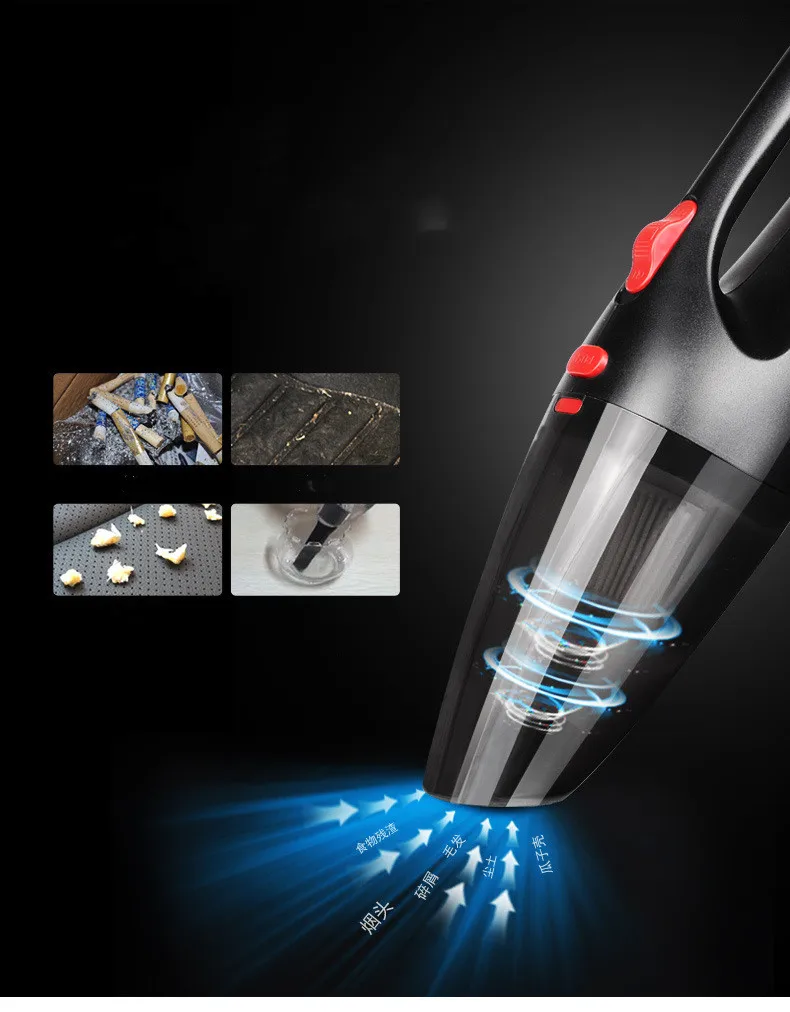 Best Selling Auto Vaccum Cleaner Portable Handheld Wet And Dry Vacuum Cleaner For Car