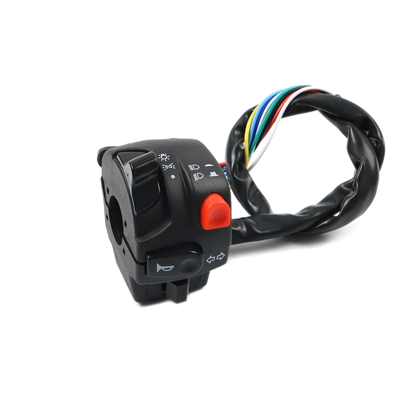 Atv Motorcycle Handlebar Switches Left With Horn Button Turn Signal Multifunction Switch