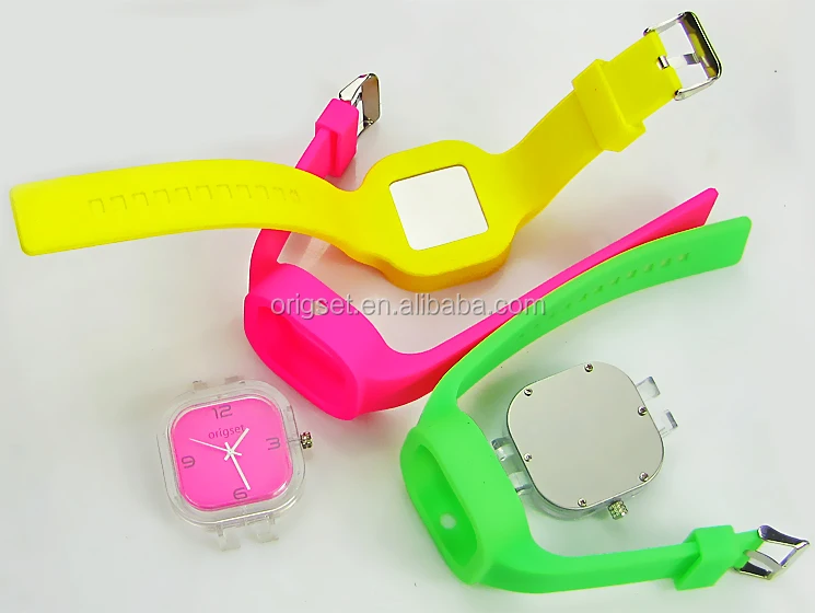5ATM Waterproof japan movement Customized silicone unisex watch relojes quartz