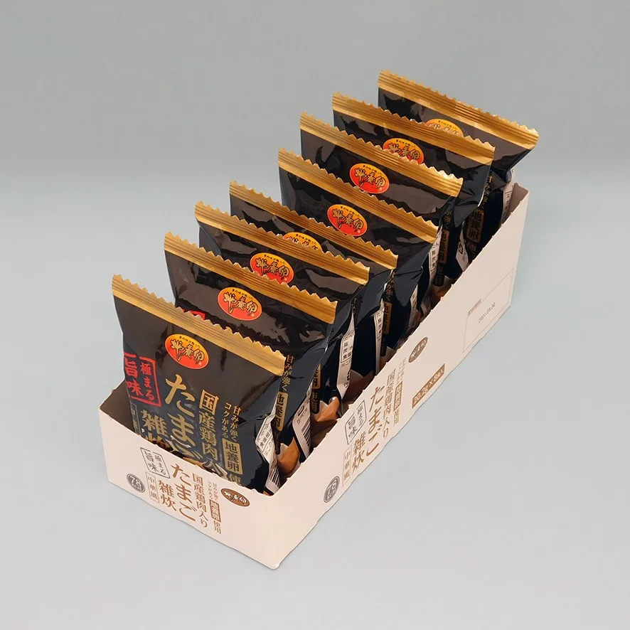 Japanese Brand Delicious Egg Porridge Cooked Freeze-Dried White Instant Rice