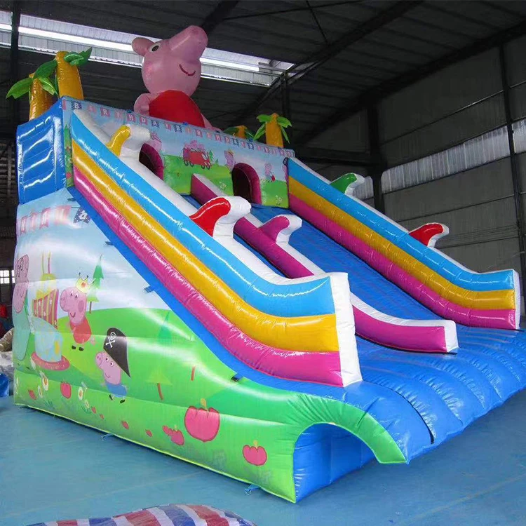 Orange Crush Module Inflatable Jumper Bouncy Castle Commercial Bounce House Water Slide Combo