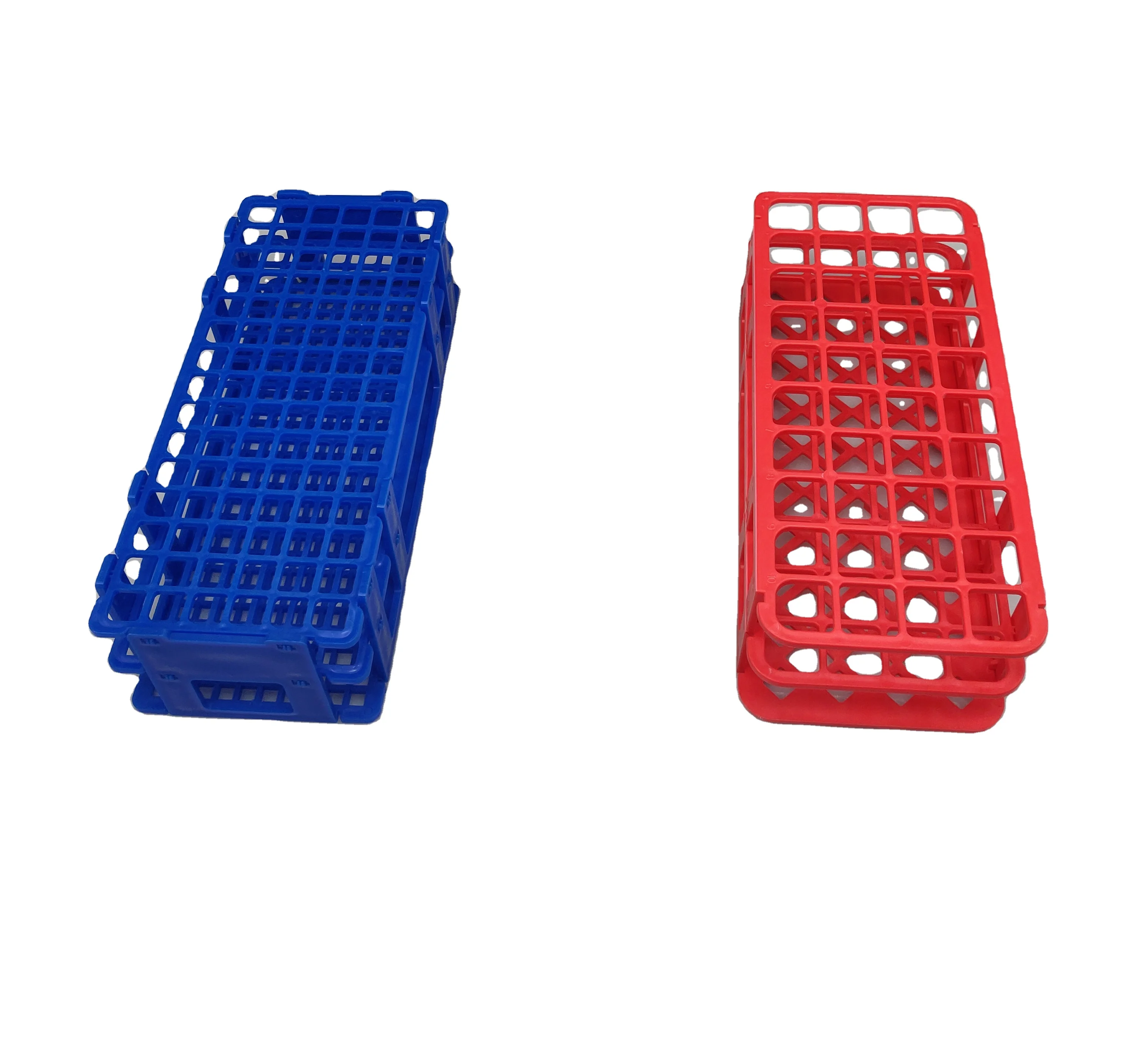 Laboratory Multipurpose Plastic 13mm/16mm/20mm/25mm/30mm Assembly Test Tube Rack Holder Detachable Test Tube Display Rack Stand