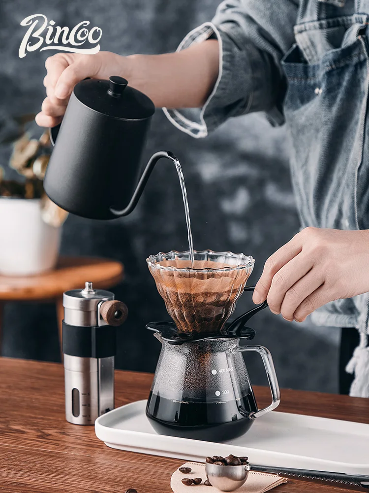 2022 hot Brew Stainless Steel drip Coffee Maker Set 5-piece set coffee tools for gift