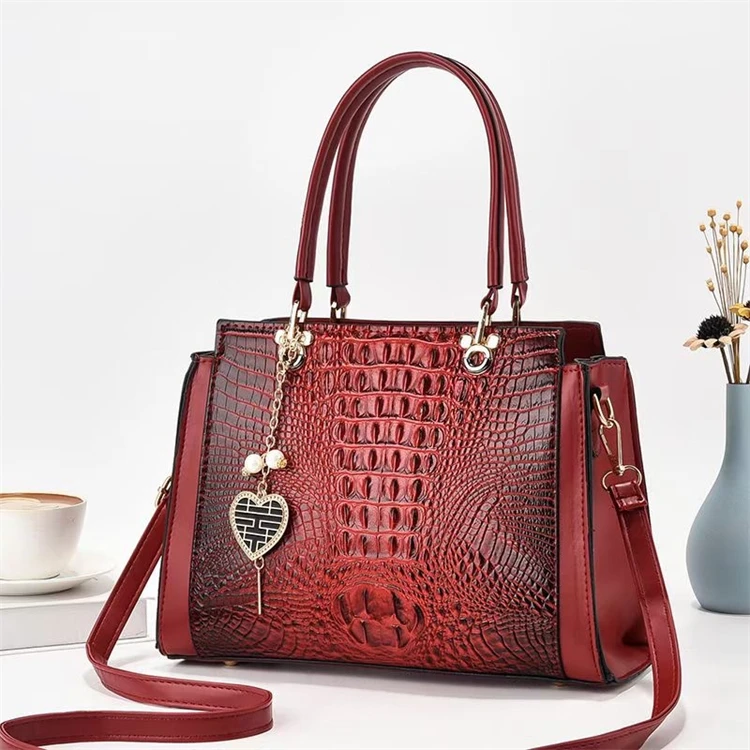 Fashion durable Ladies Handbag luxury latest Women Handbags pu leather
