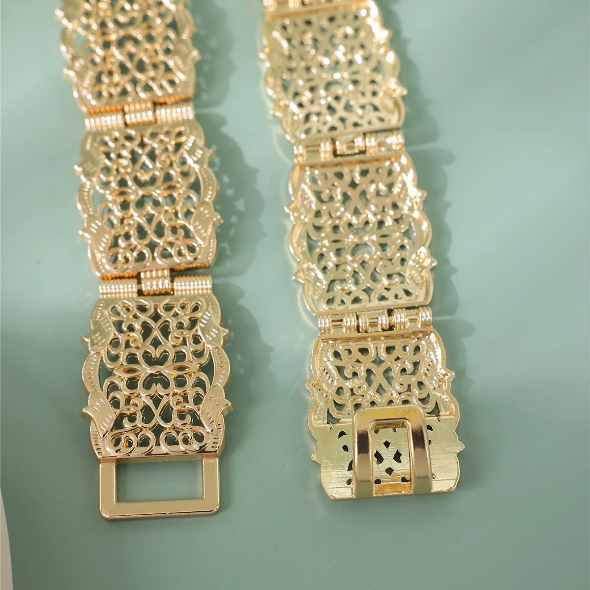 Luxury Fashion Gold Belt Arab Bride Diamond Point Drill Cutout Design Suitable For Girls To Wear Any Important Occasion