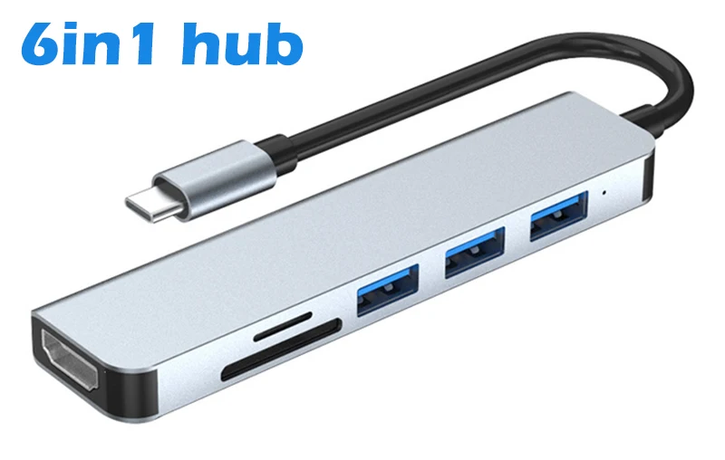 Amazon blast 4k 60 Гц мультипортовый адаптер 3 4 5 6 7 в 1 порт hdmi док-станция usb c type концентратор type-c для macbook