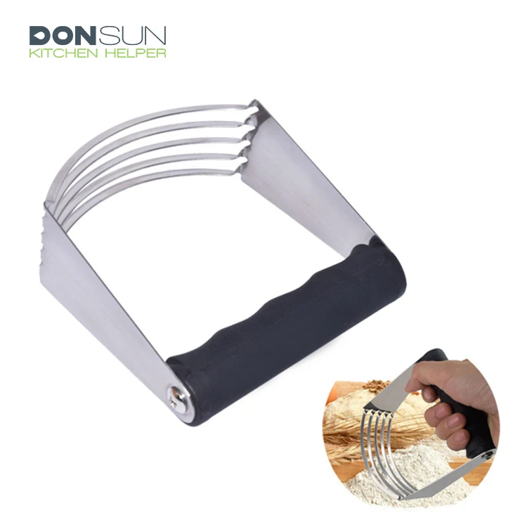 Hand Held Stainless Steel 5 Blade Pastry Dough Blender