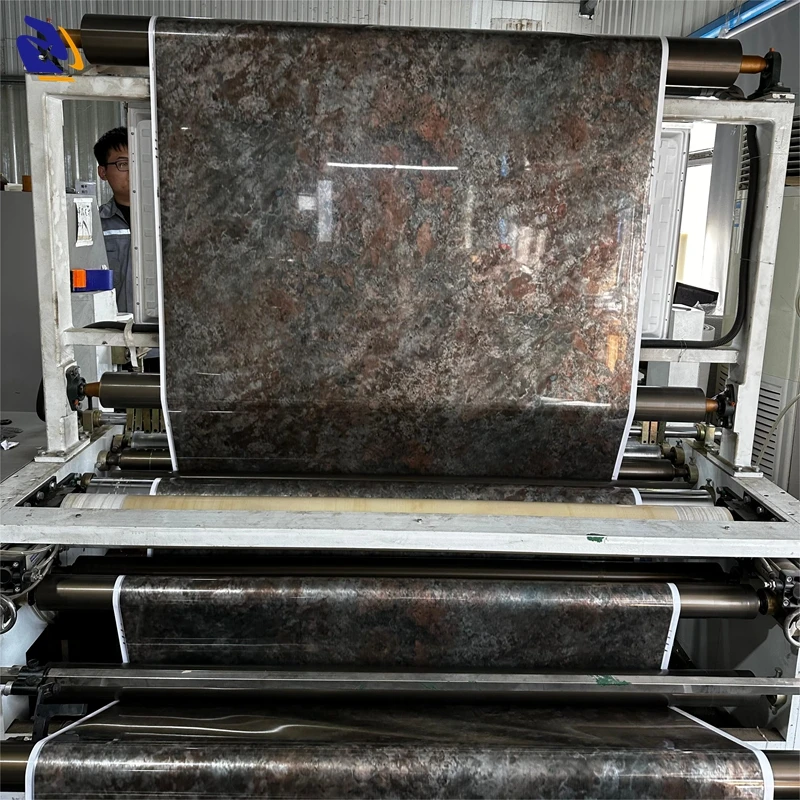 High Glossy Optical Composite PET PVC Film Anti-Scratch Metallic Design PETG Sheet for PUR Lamination Decorative Films