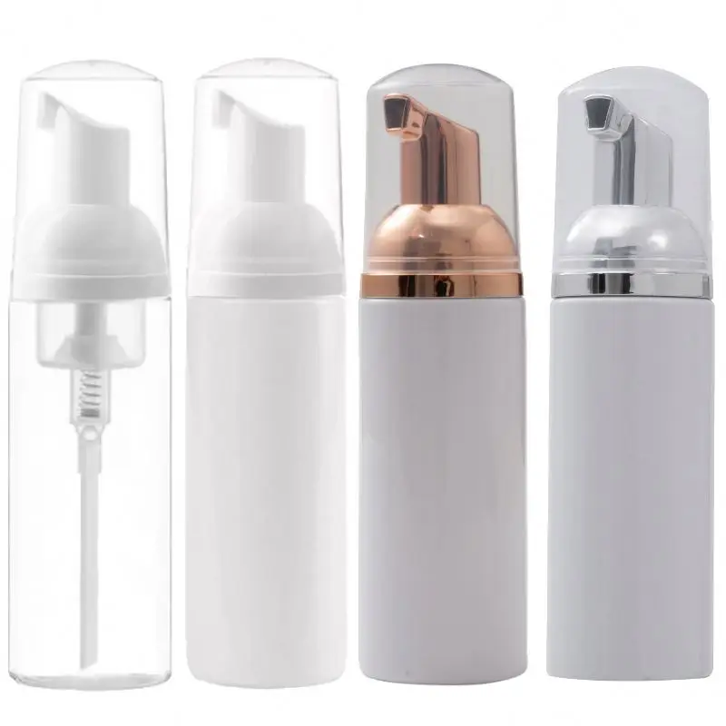 Wholesale Pump Cap 120ml PET Plastic Empty Foaming Bottle For Face Cleaning FB-091C