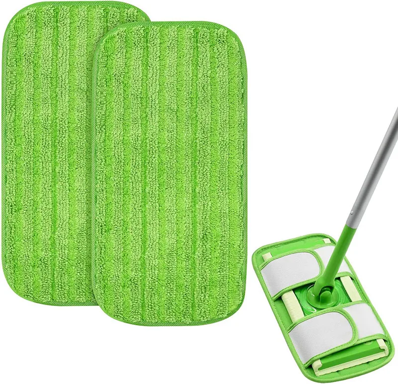 Microfiber Mop Floor Pad Refills Compatible with Sweeper Washable Mop Head Pads