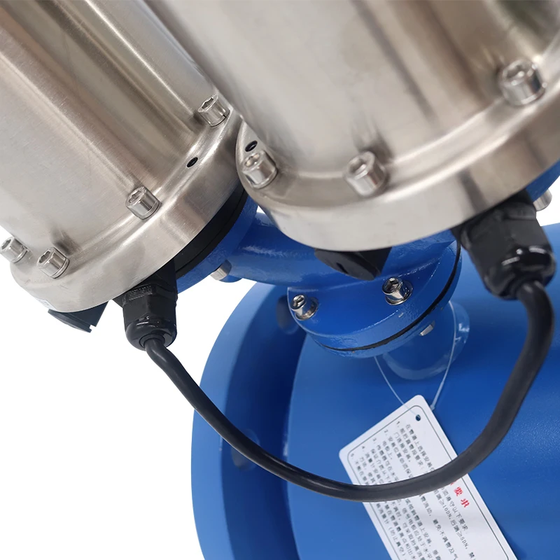 New Pulse Output DN150 Water Meter Sensor Smart Display Battery-powered Electromagnetic Flow Meter