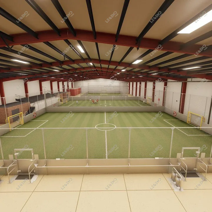 Customizable Professional Size Soccer Court Outdoor Football Tennis Soccer Field Facilities  Football Field Court