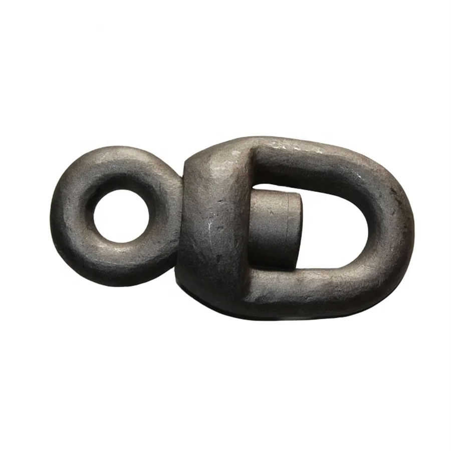 Excellent quality durable black bitumen paint anchor chain swivel shackle forerunner piece group for marine vessels and ships