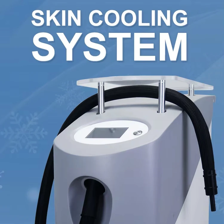 2024 Popular Portable Zimmer Skin Cooling Machine Air Skin Cooler Machine Zimmer Cryo Cold Air Skin Cooling For professional