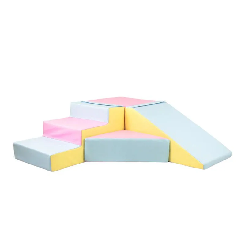 Baby Twisting Climber Set Crawling Slide Stairs Climbing Foam Soft Play Set Playground Equipment OEM Durable Home Exercise <5