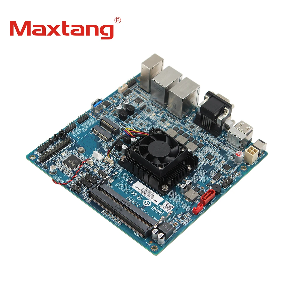 Maxtang  FP20 mini-ITX embedded motherboard Amd V1605B DDR4 32GB SATA3.0 M.2 NVME computer motherboard