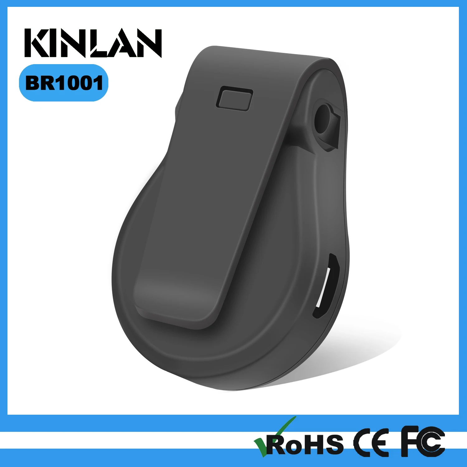 Kinlan Portable Wireless Car Bluetooth Receiver Adapter Stereo Music Hands-free Home Car Bluetooth 5.1 Audio Adapter