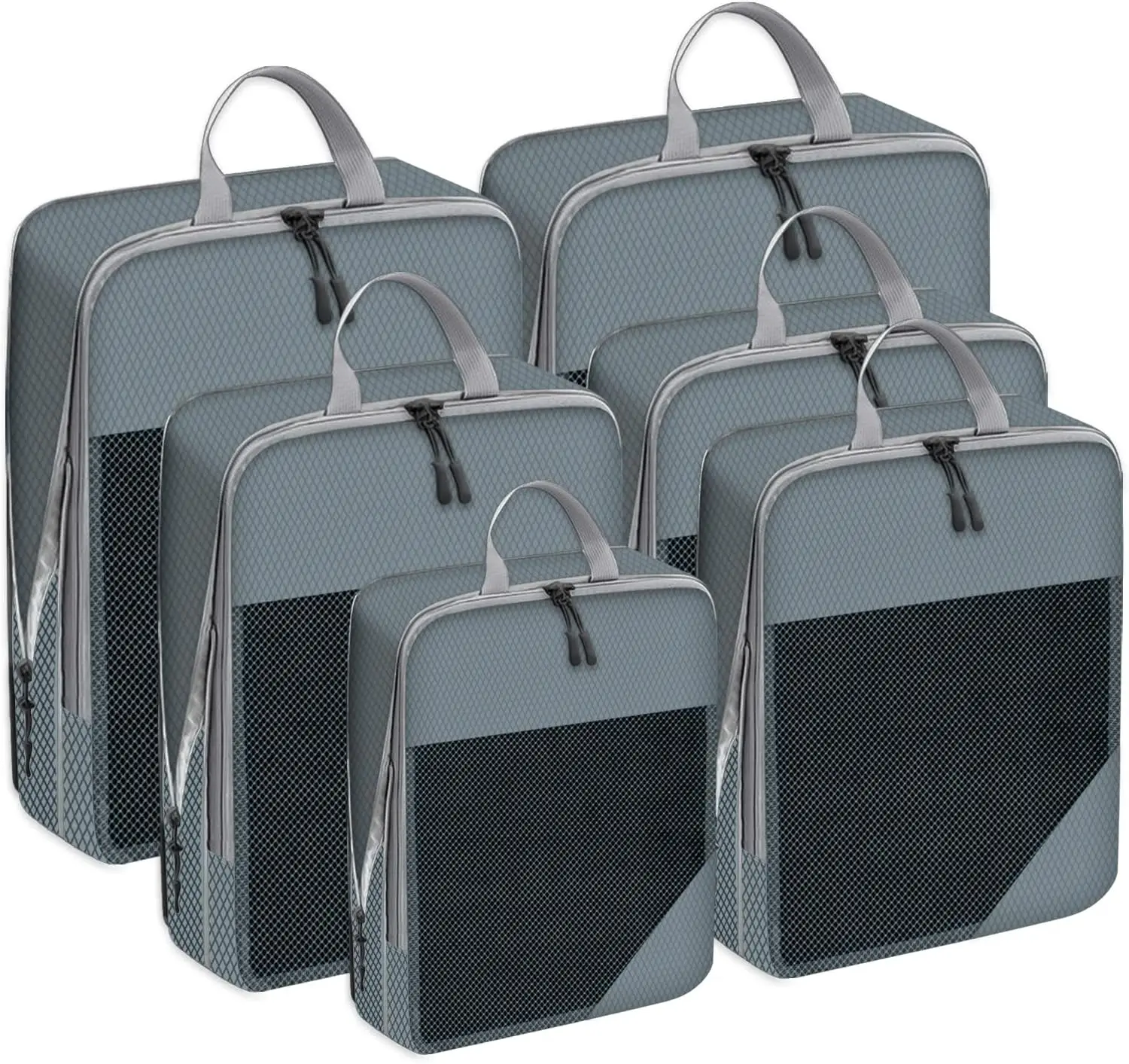 Wholesale Expandable Luggage Suitcase Organizer Bags Set 6 Set Travel Organizer Cubes Lightweight Packing Cube Set