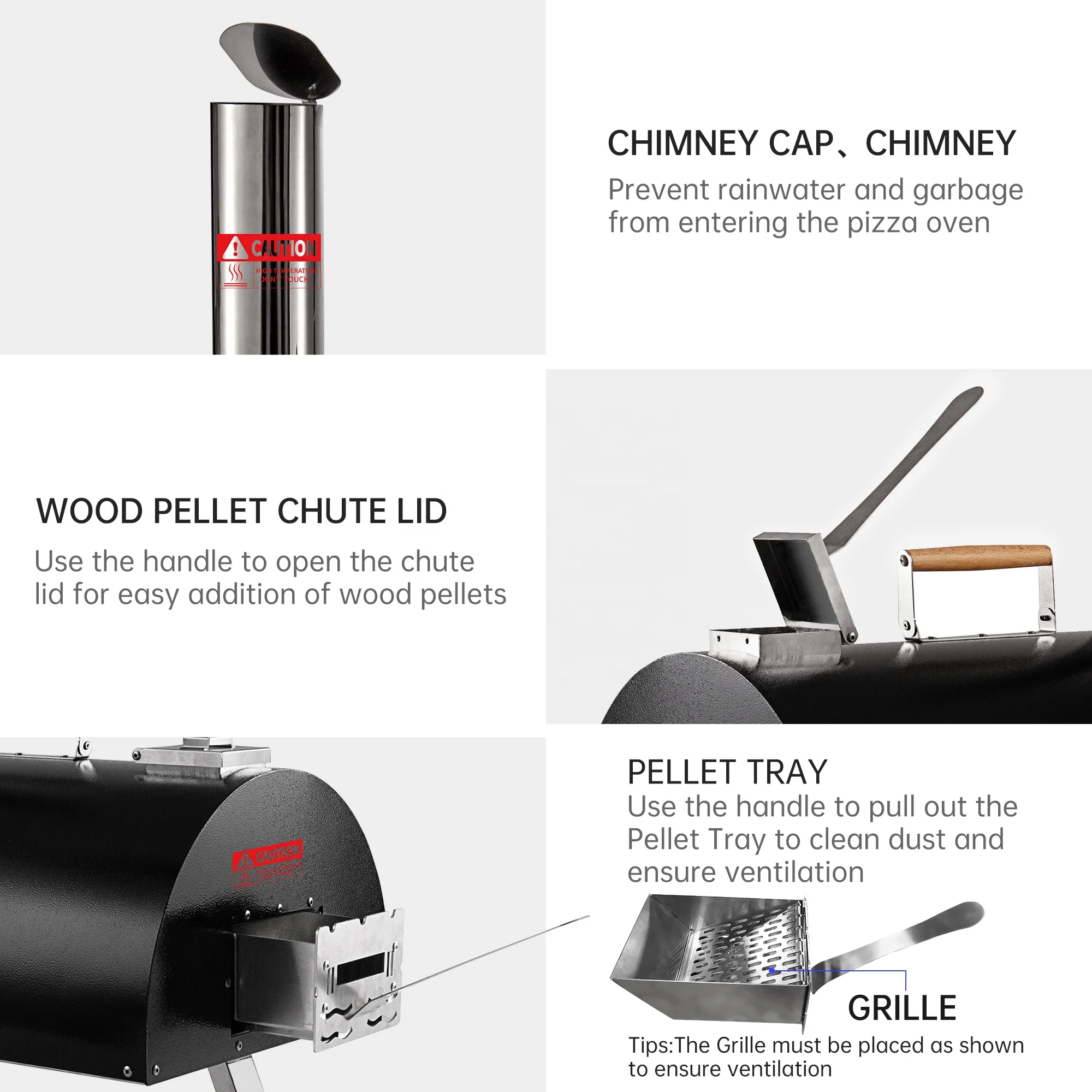 Professional 12 16 Inch Modern Pizza Oven Wood Fire Outdoor Oven Pizza