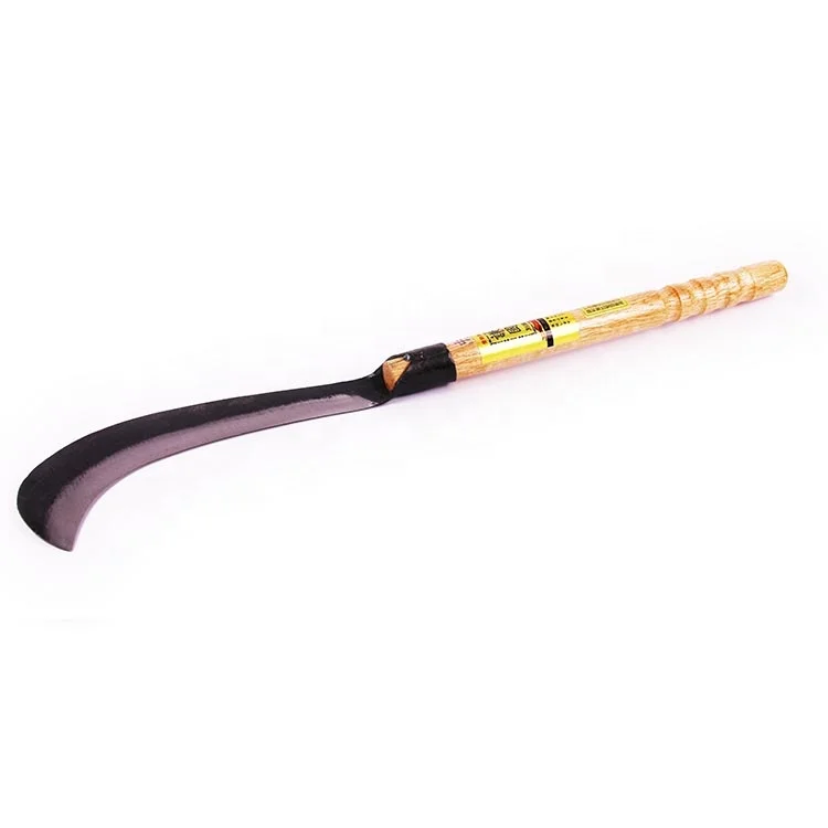 Ручная работа Zhuolan серп среднего размера с деревянной ручкой