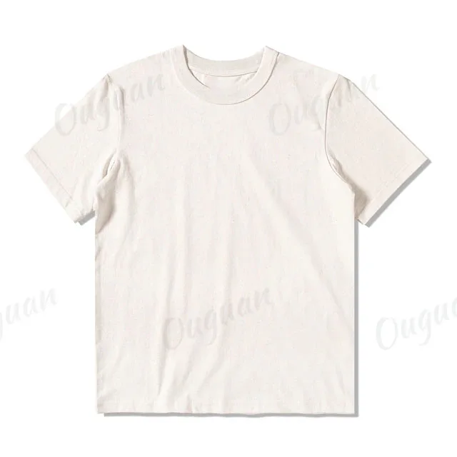 Summer Round Neck 100% Pima Cotton Boys Tee Shirts Streetwear Custom Printing Blank Graphic Men T Shirts