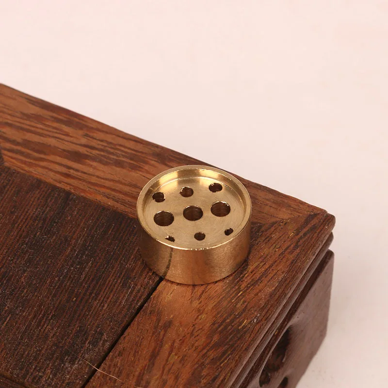 Metal Gold Mini Circular Modern Incense Holder For Stick Brass Wholesale Custom Shape Modern Metal Incense Stick Holder