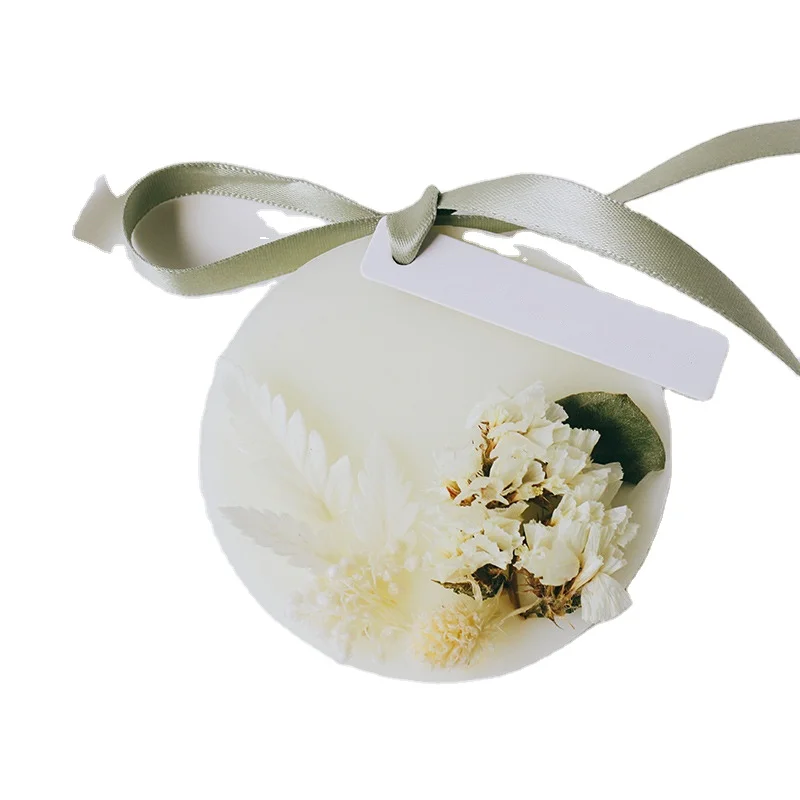 Wholesale Home Fragrance Dry Flower Aromatherapy Scented Bee Wax Candle Tablets