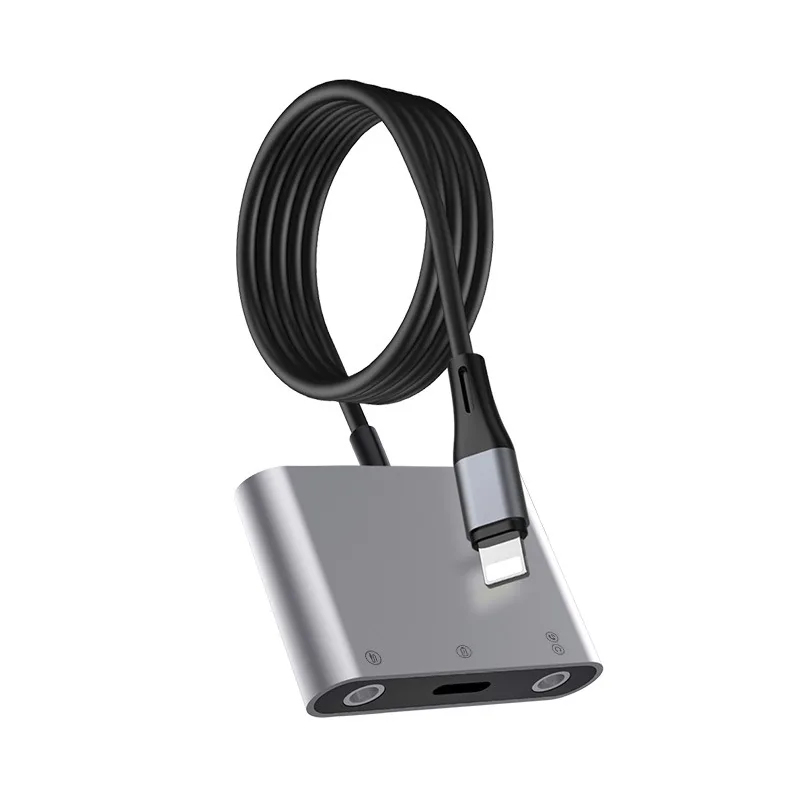 Live No. 1 Converter Mobile phone sound card cable audio adapter mobile phone connected microphone shouting microphone K song