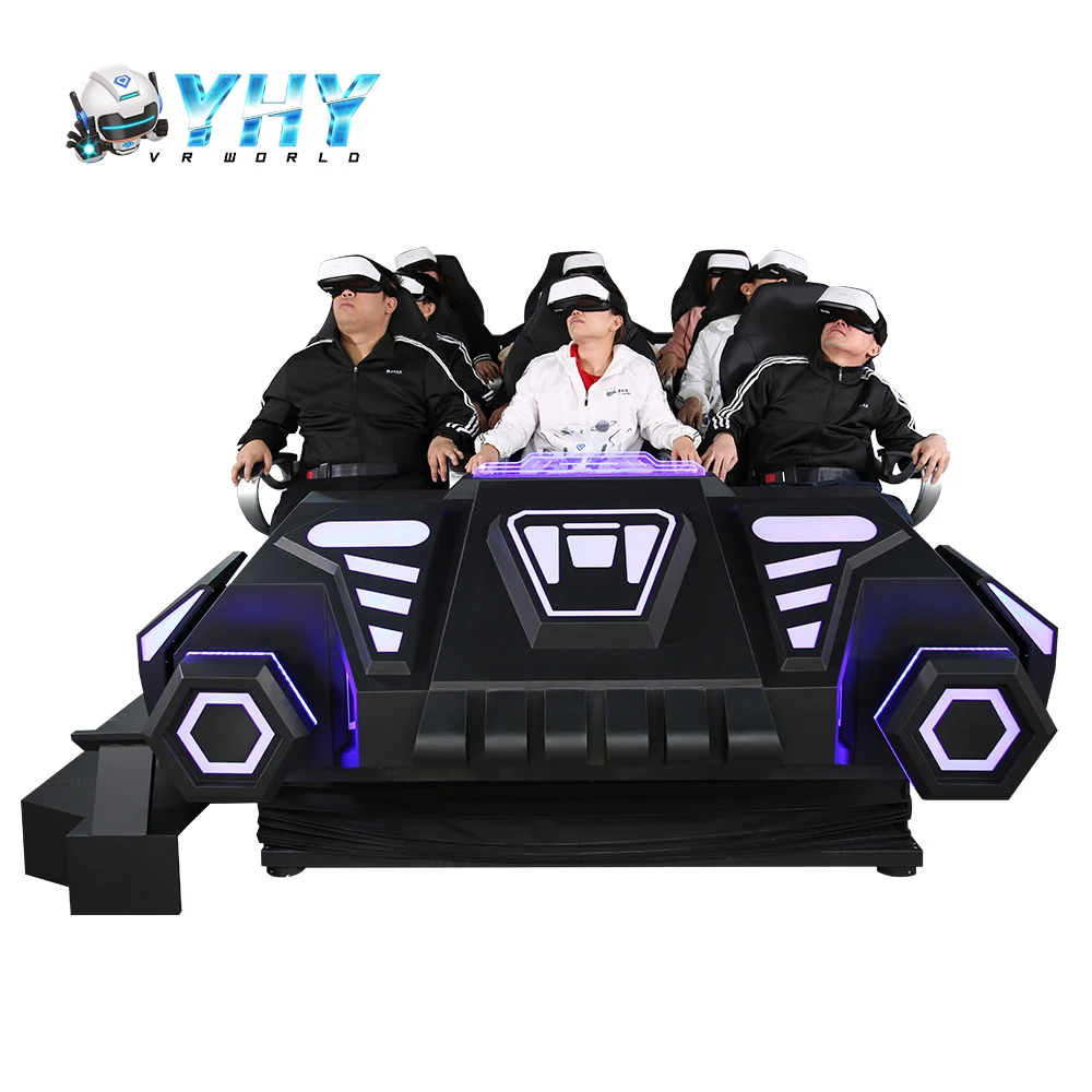 YHY 9 Seats Virtual Reality Game Equipment 7D Simulator Cinema Vr Chair 9D Simulator Dark Mars Vr