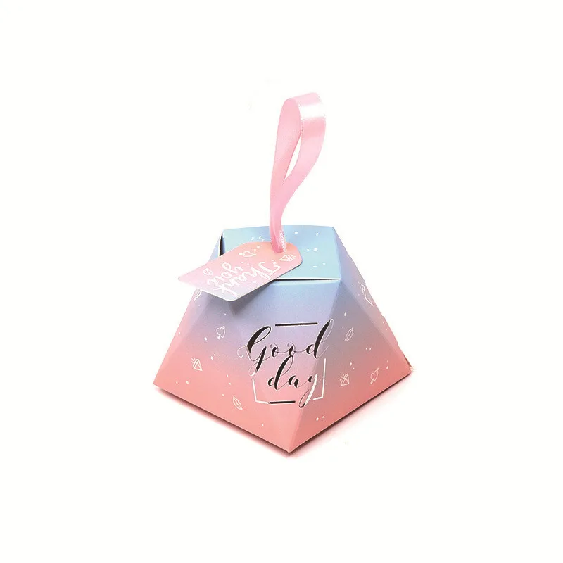 Разноцветные свадебные коробочки и пакеты, милые Подарочные коробочки для конфет на свадьбу, день рождения, гостей, сувениры, товары для праздника