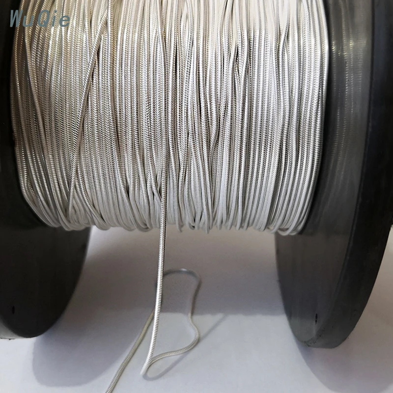 Цепочка высокого качества под заказ, серебряная, круглая, змеиная цепочка, ожерелье