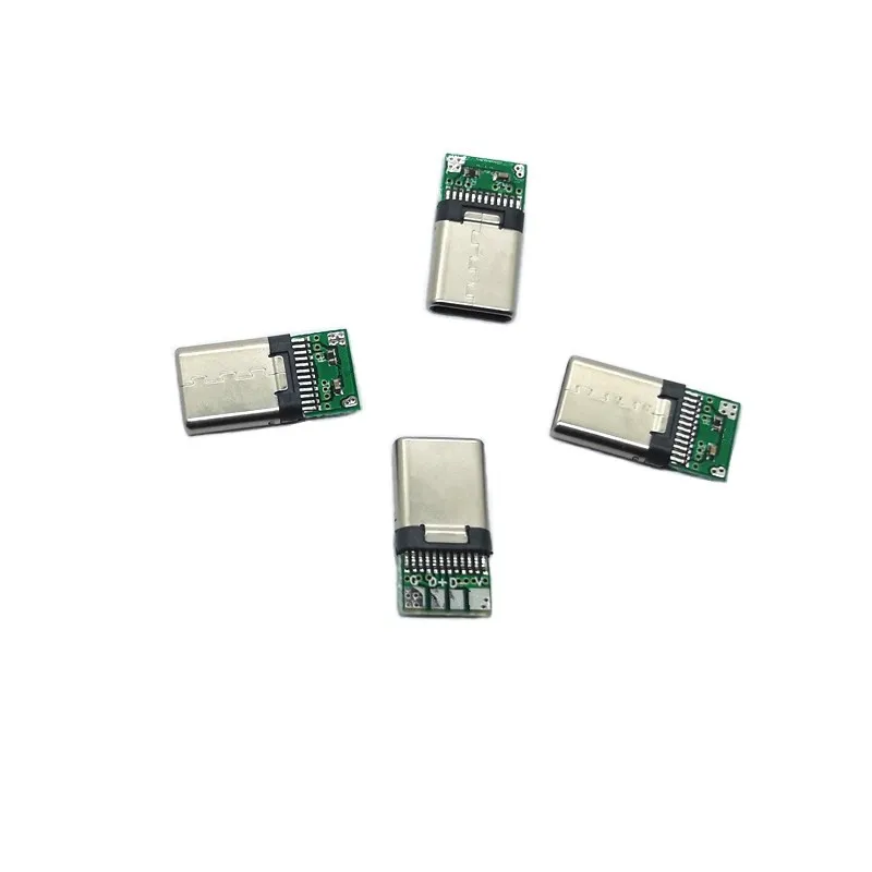  USB 3 0 1 штекер для зарядки и передачи данных Тип C штепсельная Вилка разъем с печатной