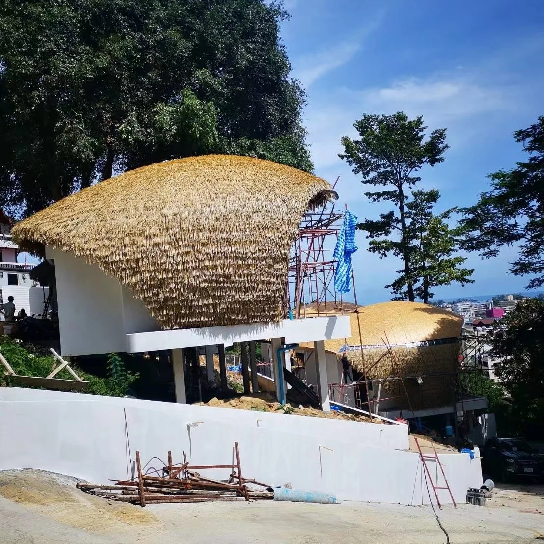 artificial thatch roof made in china for roof construction
