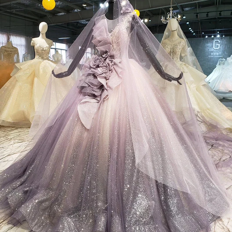 2021 Custom Hot Sexy Luxury Wedding Dress Prom Ball Gown Evening Dress For Women Wholesale