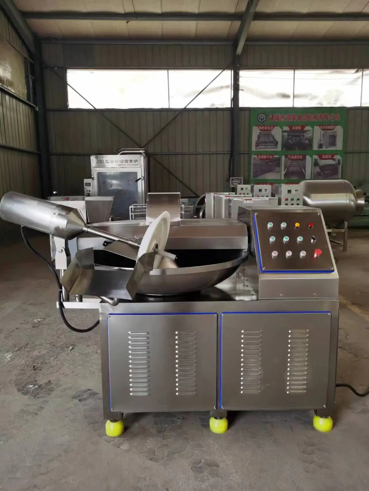 Factory supply automatic popular l Stainless Steel Electric Meat Bowl Cutter/Meat Cutting Machine/Meat Chopper Machine