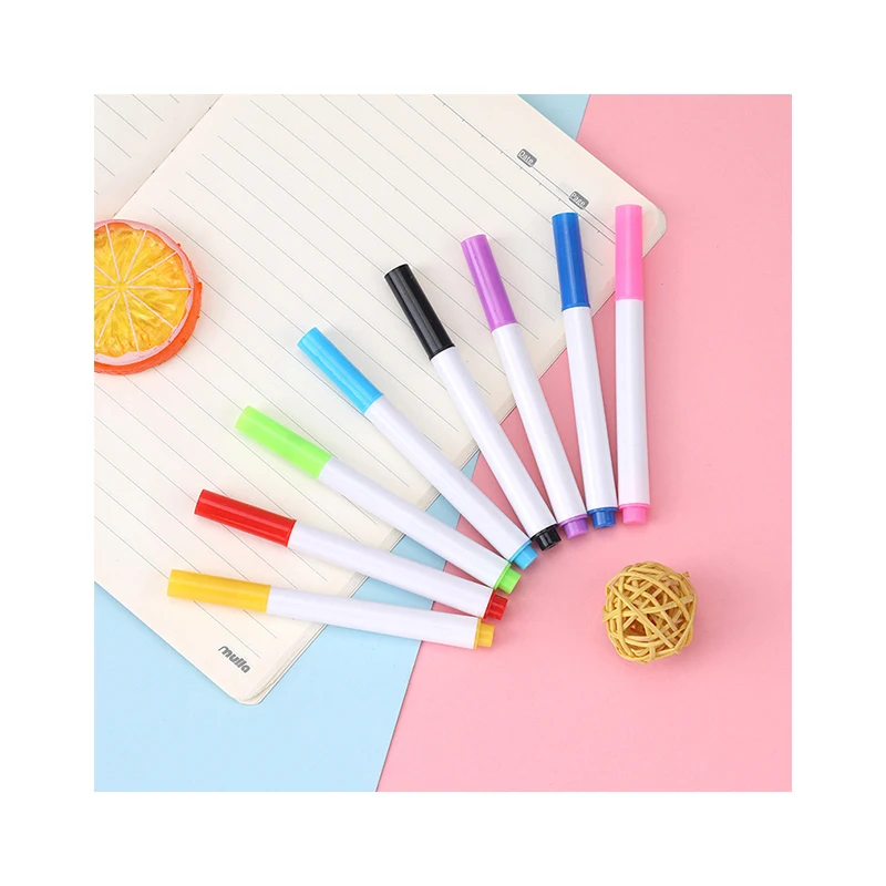 Short Dry Erase Permanent Waterproof Erasable Dry Erase Whiteboard Marker Pen