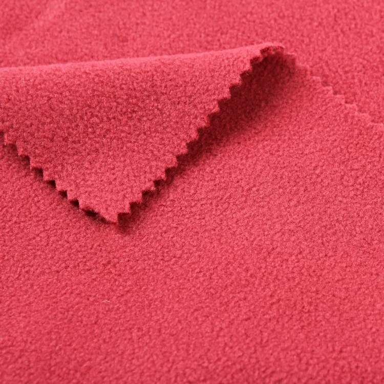 Heavy thick baby wear different types fleece bonded both side polar fleece raised fabric bonded fabric for coat