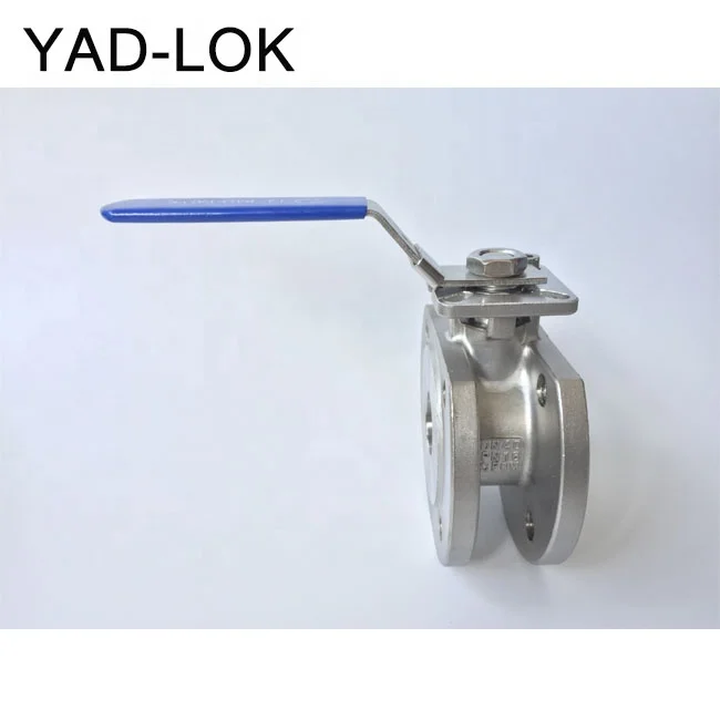 Stainless steel PN16 ISO Plat wafer type flange ball valve steel gate valve ferrule ball valve