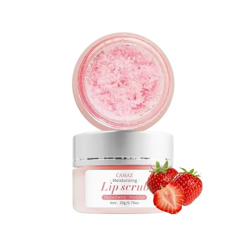 
Oem Natural Plants Private Label Exfoliator Lightening Best Lip Scrub For Dark Lips 