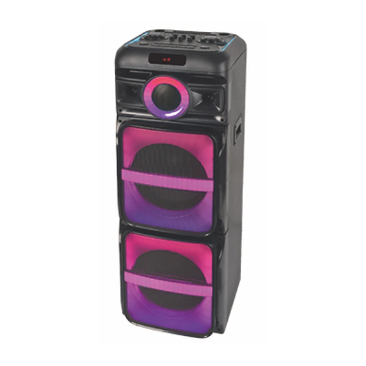 Speaker dual 12 inch professional caixa de som partybox woofer speaker home theater system wireless speaker