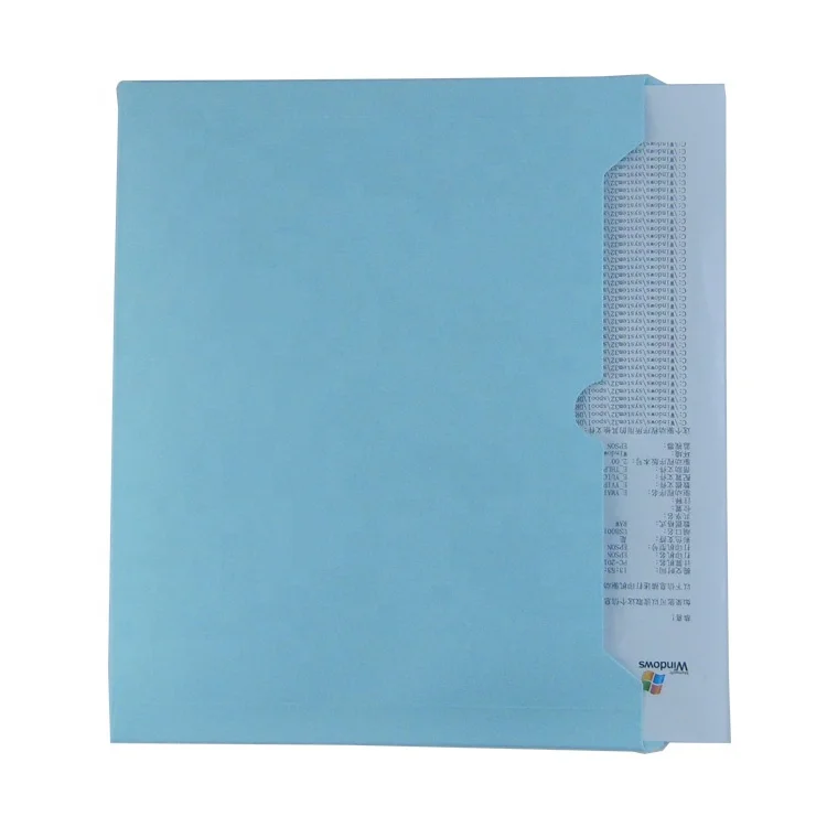 Custom A3/A4/B5/B6 Size Full Color Printed Paper Jacket Folder for File Packaging
