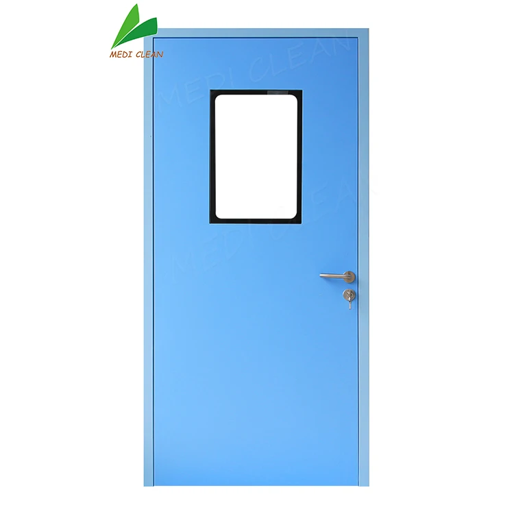 Single double door  Pharmaceutical Clean Room Door Manufacturer For Medical Hospital Use