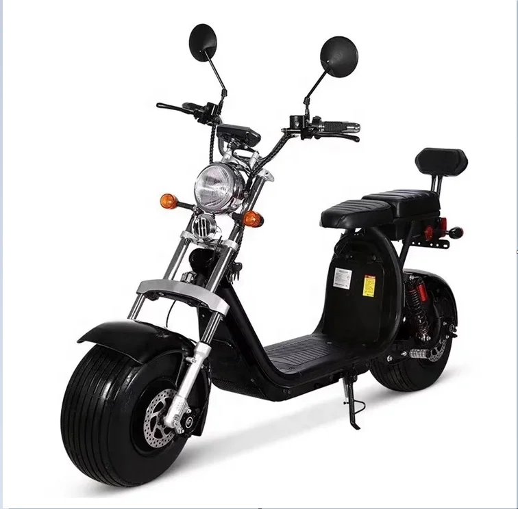 Высокомощный электрический скутер 1000 Вт, двухколесные скутеры для мужчин citycoco