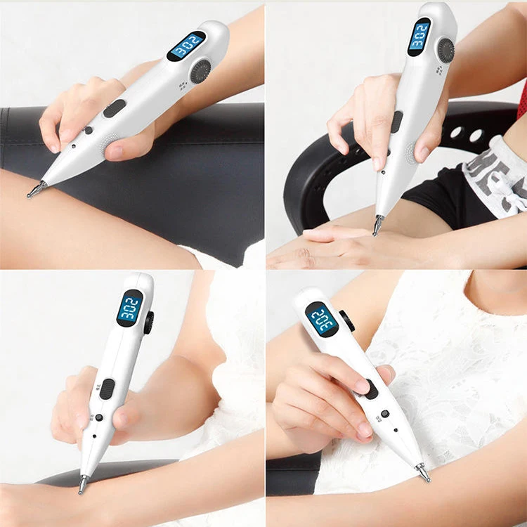 Point Bar Smart Grid Rechargeable Electronic Acupuncture Pen Body Acupuncture Point Massage Pulse Pen