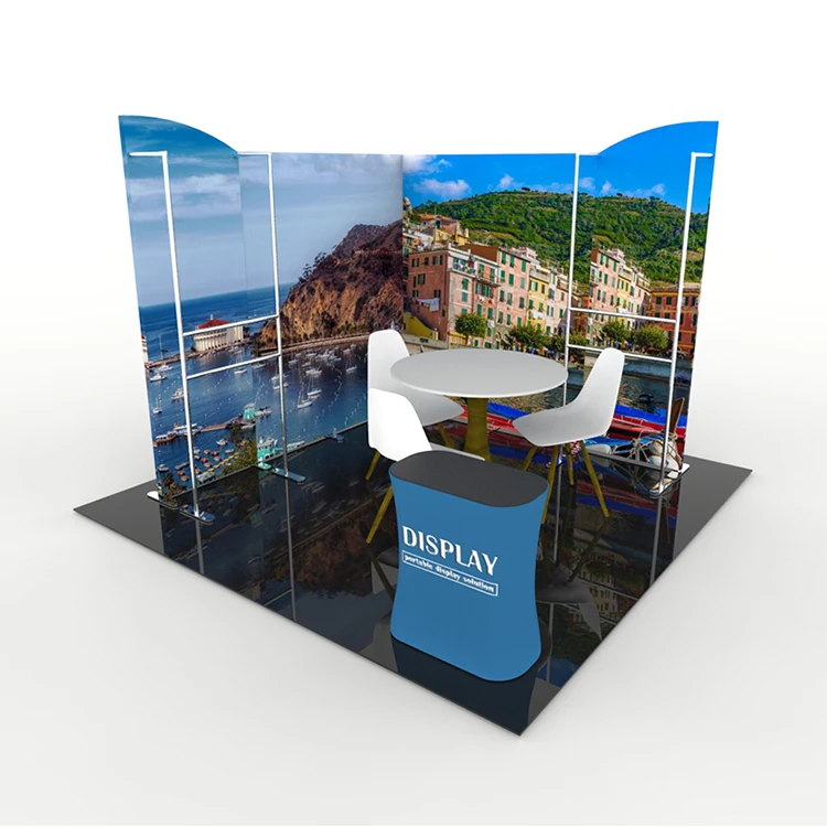 Hot sale new customized size display 3x3 exhibition booth solution