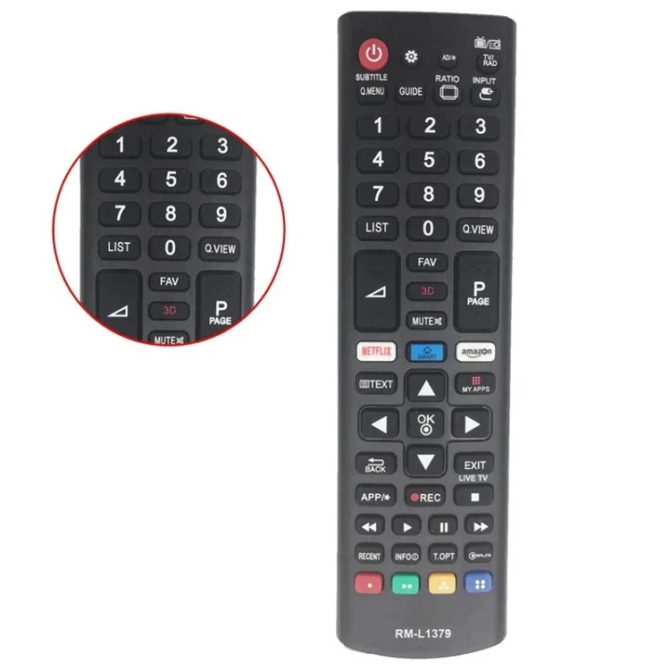 Use For LG/RM-L1379 para lg-SmartTV 3d/netflix