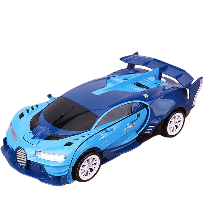 1-3 Children boy toy car model electric universal deformation robot automatic deformation sports car model