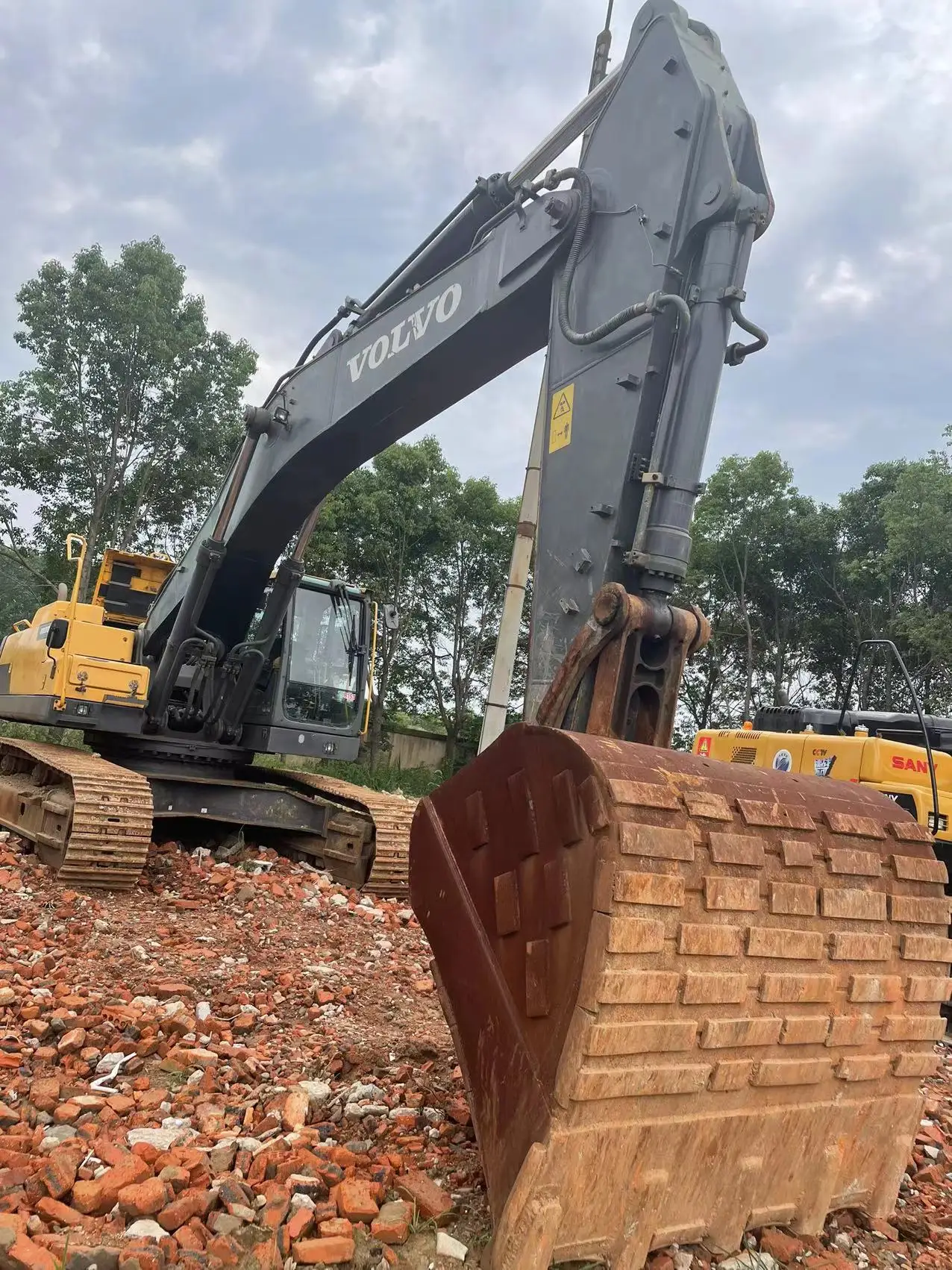 Original volvo EC480DL excavator used ,used volvo excavator 48ton diggers for sale