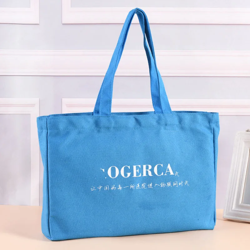 Natural Extra Large Canvas Tote Bag Customized Presidential Election Activities Product Logo Printing Shopping Gift Bag Souvenir