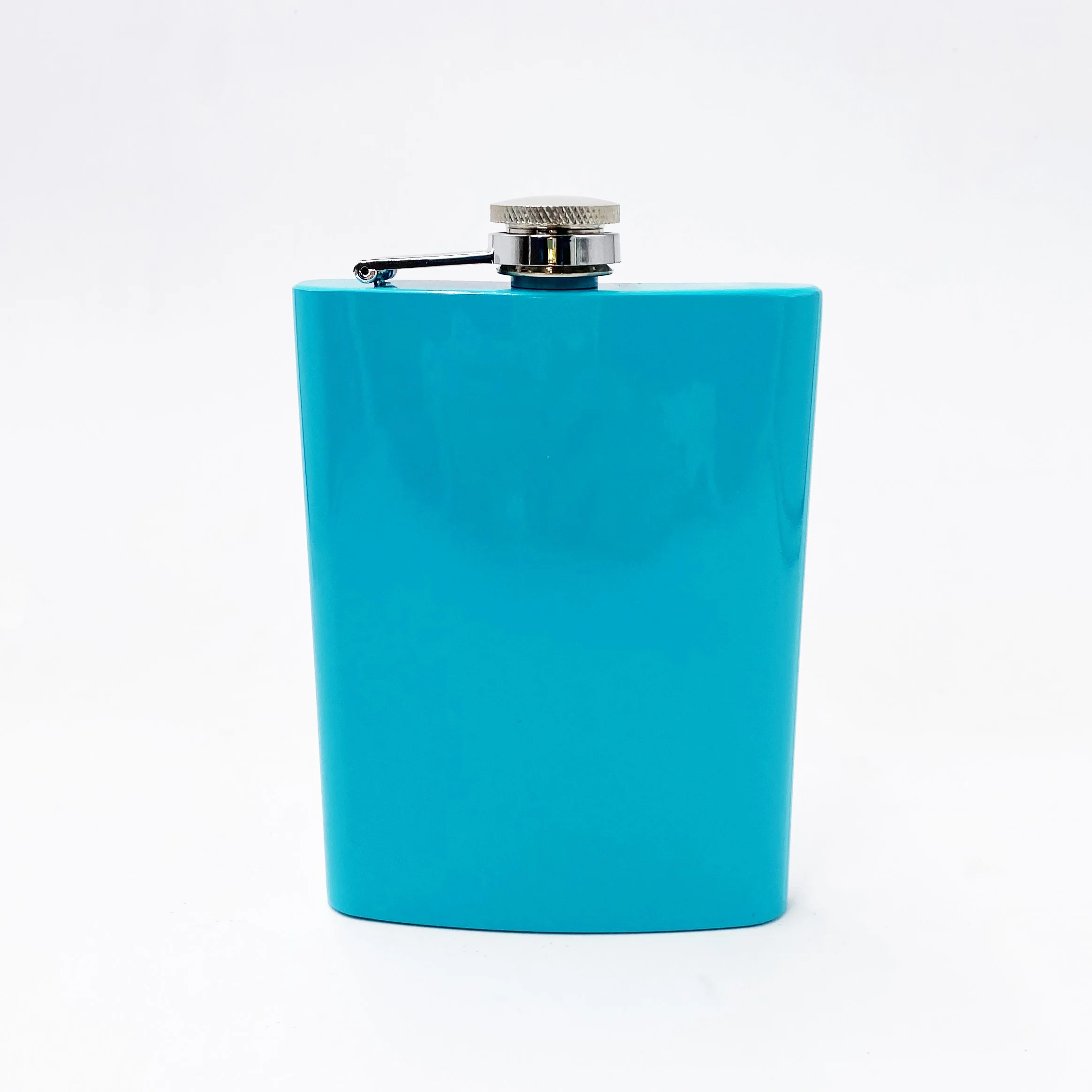 
8oz colored stainless steel hip flask for promotion gift 